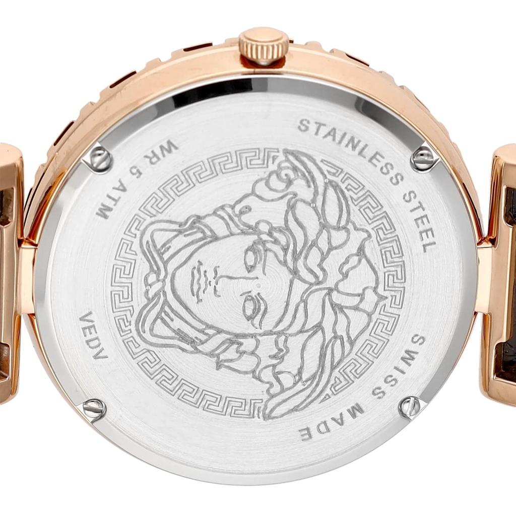 Часы Palazzo Empire Черный циферблат Нержавеющая сталь Сапфировое стекло Кварцевые 37 мм Швейцарские часы VEDV00719 [Versace] Женские [Товар]