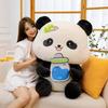 Panda Baby Bottle Plush Toy Cartoon Stuffed Animal Doll Decoration Gifts Kids