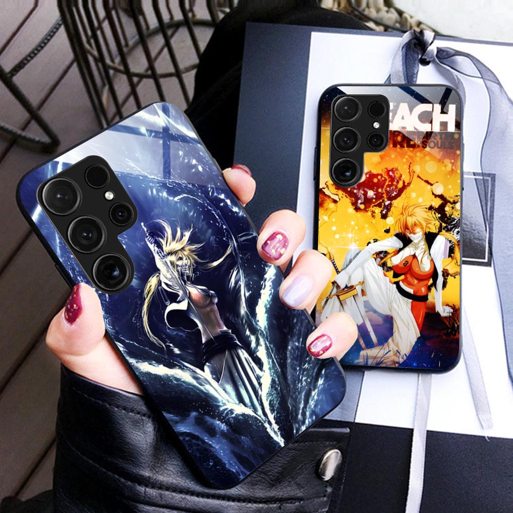 Чехол для телефона Bleach Tier Harribel для Samsung Galaxy S26 S25 S24 S23 S22 S21 S20 Note20 Plus FE Ultra Стеклянный Цветной Чехол