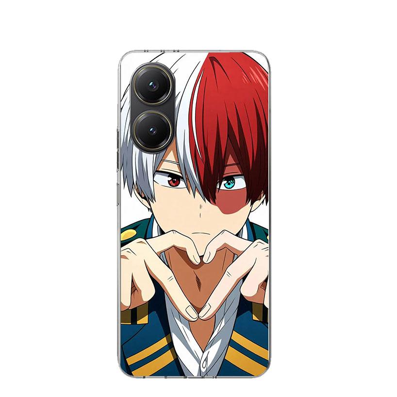 Todoroki Shoto MHA My Hero Phone Case For Xiaomi Poco X3 X5 X6 X7 X4 Nfc F7 Ultra F6 F5 Pro F4 Gt F3 M6 M5S M4 M3 Art Cover Coqu