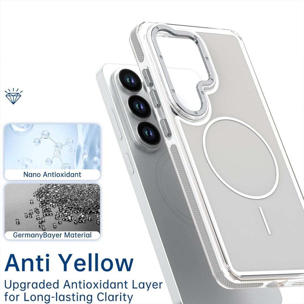 Anti-Yellowing 5X Drop Protection Magnetic Case for Samsung S26 Ultra S26 Edge s26 + Galaxy S25 FE S24 Ultra A17 A16 Slim Cover