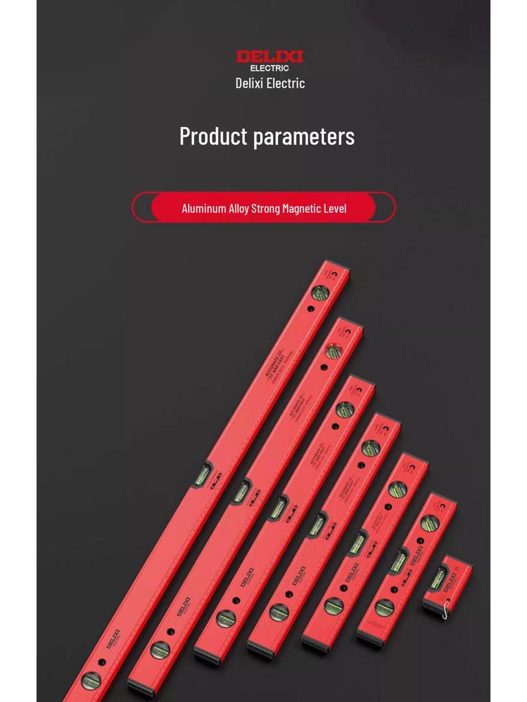 Высокоточный мини-уровень с сильным магнитом и алюминиевым сплавом