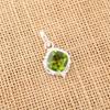 Хризолит Драгоценный Камень 925 Стерлинговое Серебро Ювелирные Изделия Ручной Работы Дизайнерский Кулон 1.50" PP-2-6