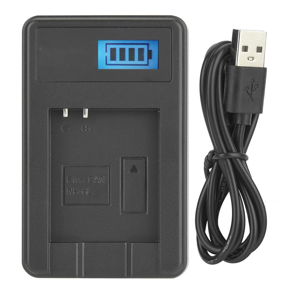NB-6L Single Slot Battery Charger for Canon SX710 SX610 SX520 SX700 SX600 D30 SX500