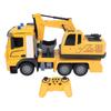 11-канальный игрушечный RC-инженерный автомобиль с музыкальным световым эффектом 2.4G пульт дистанционного управления экскаватор для детей