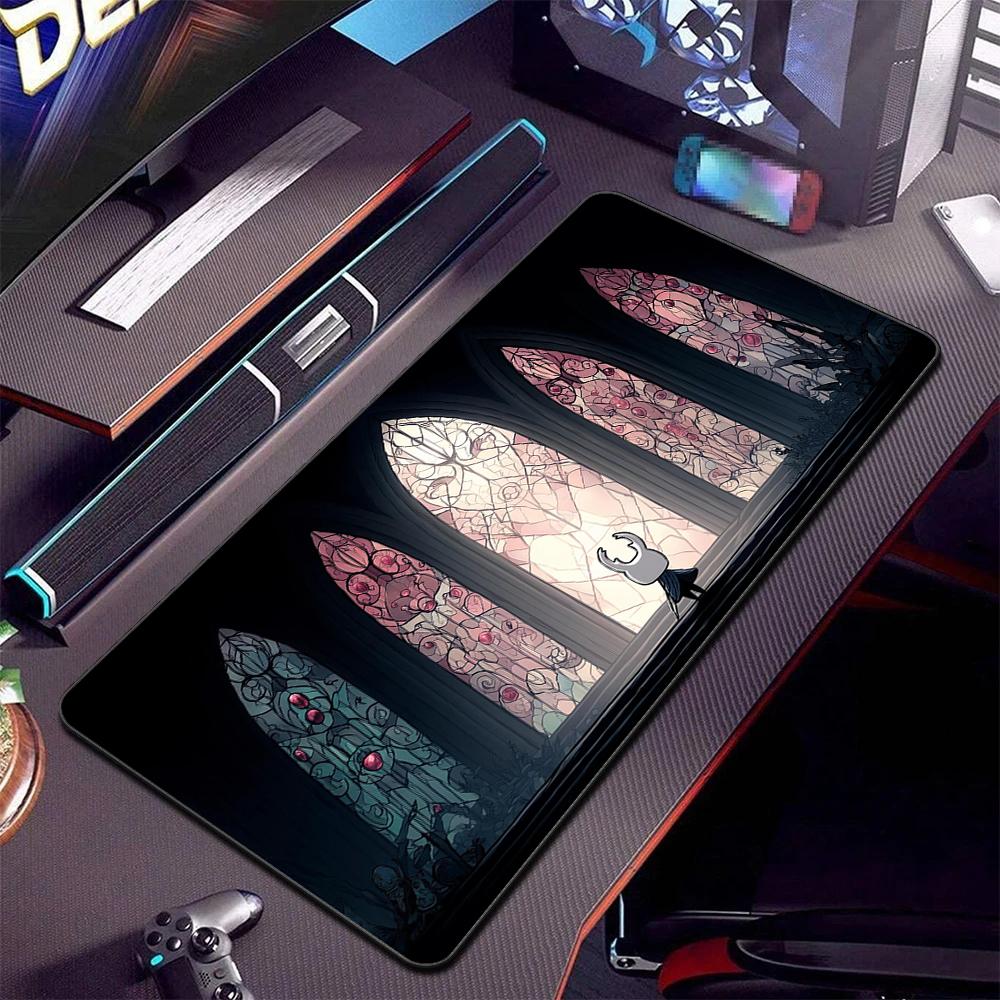 Xxl Computer Mousepad Hd Printing Cool Hollow Knight Silksong Mouse Pad Table Mats Company Big Desk Mat Large Pc Gamer Mousepads