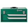 Sata 95139 20-дюймовый металлический ящик для инструментов с двумя ящиками - Портативный набор для домашнего ремонта