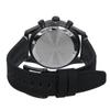 SEIKO Watch Men's Waterproof Quartz Analog Chronograph Stainless Steel Nylon Leather Black SSB421P