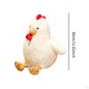 Игрушка-фигурка цыпленка, плюшевая кукла-животное, мягкая кукла-мультяшка