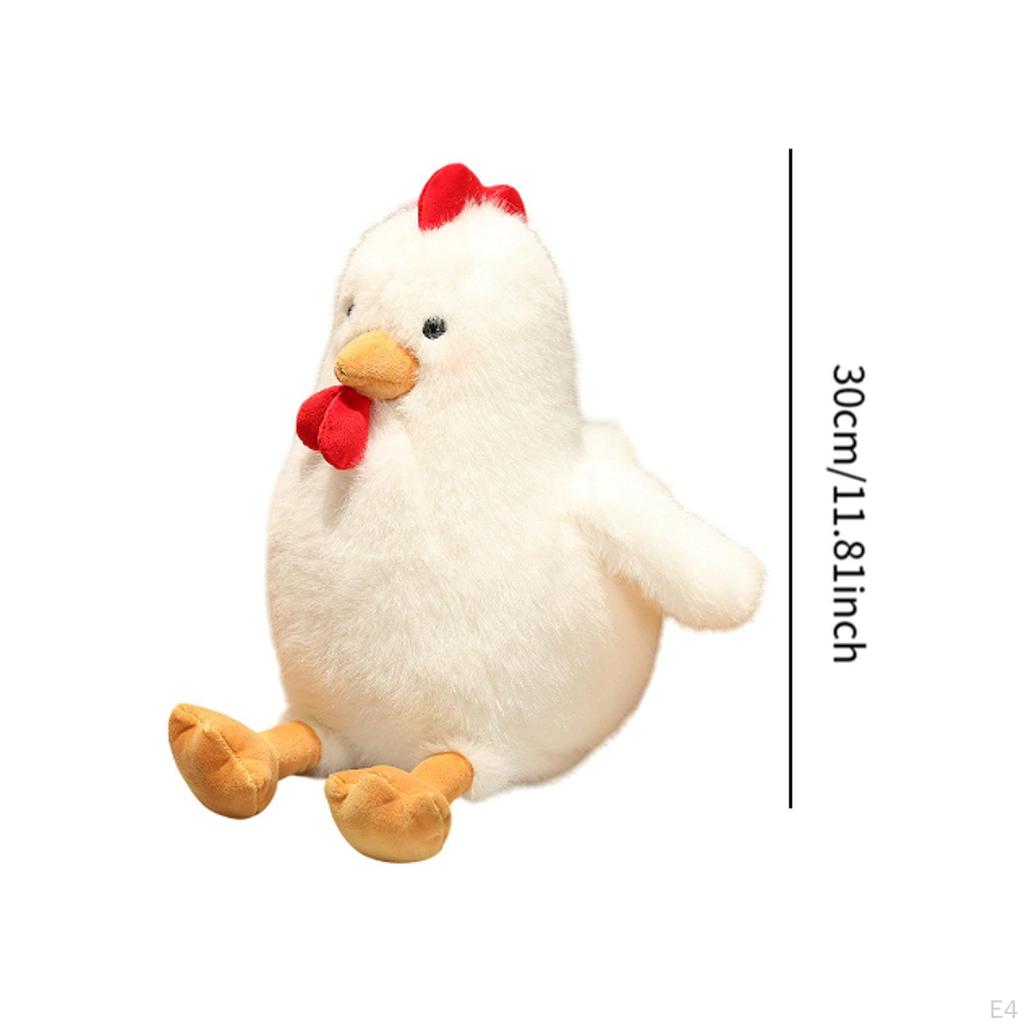 Игрушка-фигурка цыпленка, плюшевая кукла-животное, мягкая кукла-мультяшка