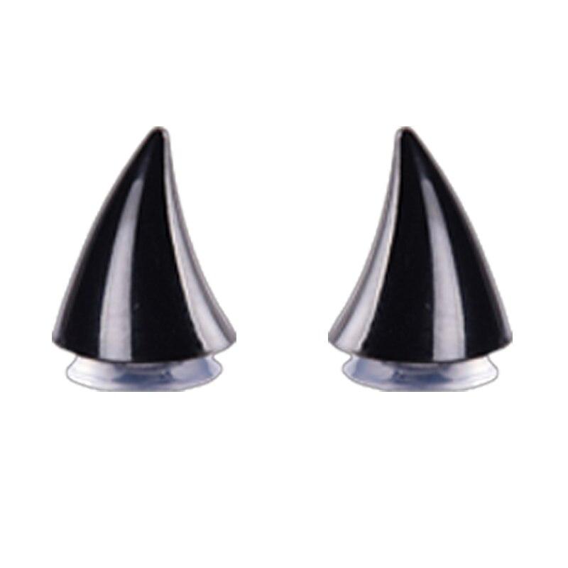 2 шт., автомобильный мотоциклетный шлем, рог дьявола, шлем для мотокросса, украшение с рогом, головные уборы, силиконовые украшения для шлема, аксессуары