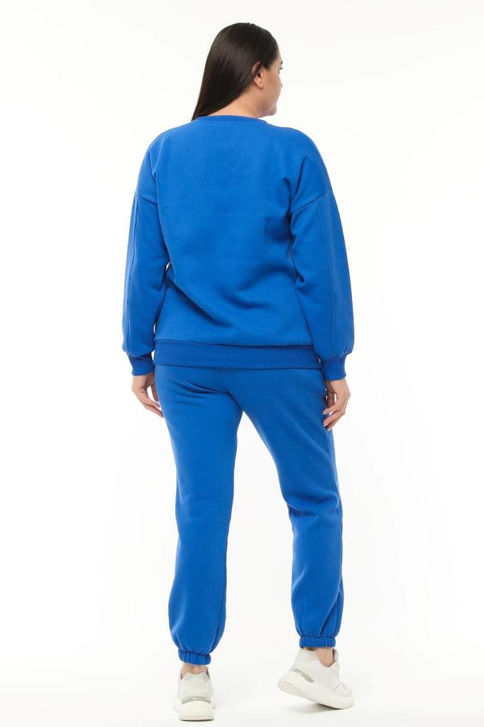 Женский стильный свитшот большого размера, базовый зеленый свитшот размера плюс