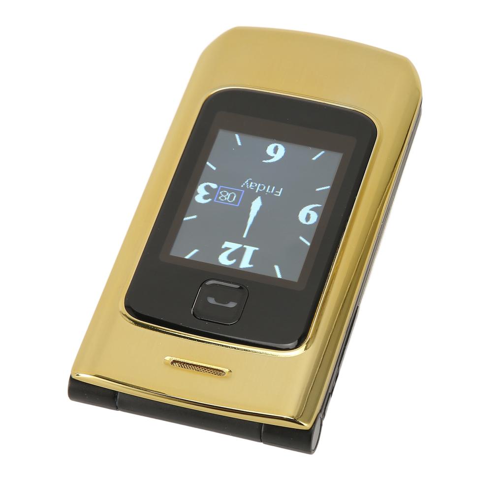 YEEMI K21+ 4G Flip Cell Phone Big Button 2.6in 1.77in Dual Screen Loud Sound 4800mAh Battery Speed Dial Basic Mobile