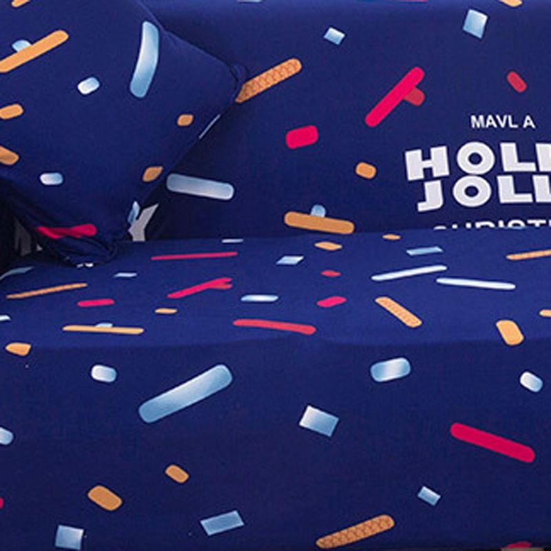 Роскошный мягкий чехол для дивана в многоцветном исполнении, с отличной посадкой и устойчивостью к сминанию