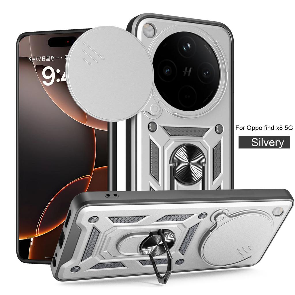 Чехол для OPPO Find X8 Чехол Oppo Find X8 Pro Чехол Find X8 Pro с магнитным кольцом Бронированный чехол для телефона Защитная задняя крышка с защитой камеры