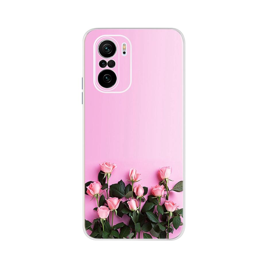2021 Fashion Cartoon Phone Case For Xiaomi Poco F3 Case Female Soft TPU shockproof Bumper Funda For Xiaomi pocof3 Poco F 3 Cover