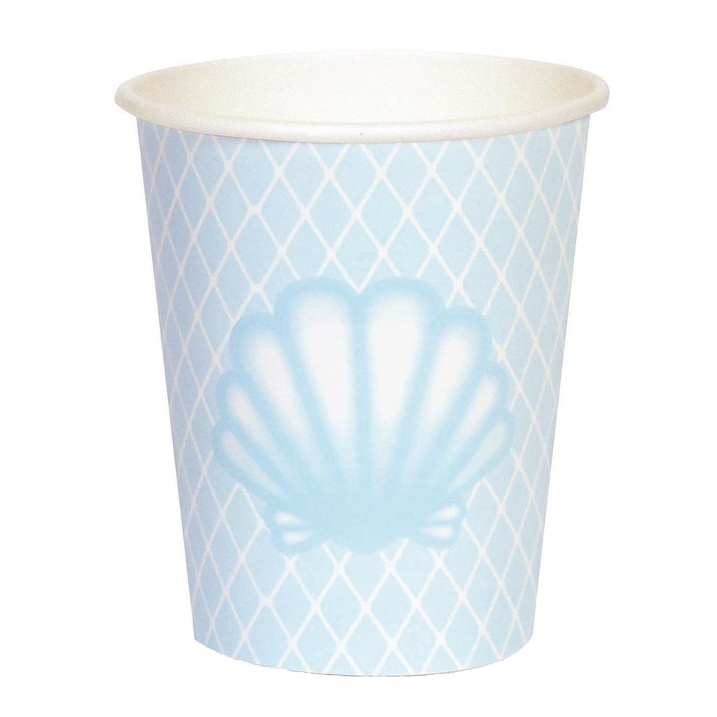 Bristol Novelty Seashell Party Cups (Pack Of 8)