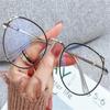 Модные очки с защитой от синего света, милые кошачьи ушки, металлическая оправа, оптические очки, женские модные офисные компьютерные очки, подарки для девочек