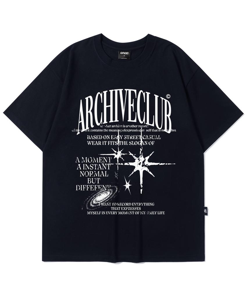 ANOTHER ARCHIVE Galaxy Archive Graphic Short Sleeve T-Shirt_White