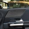 Для Mercedes Benz B Class W247-настоящее углеродное волокно, декоративная наклейка на панель передней двери автомобиля, салон автомобиля