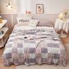 Fashion Houndstooth Cozy Warm Blanket Fall Winter Skin-friendly Flannel Bed Sheets Warmth Sofa Blankets Throw Shawl Blanket Knee