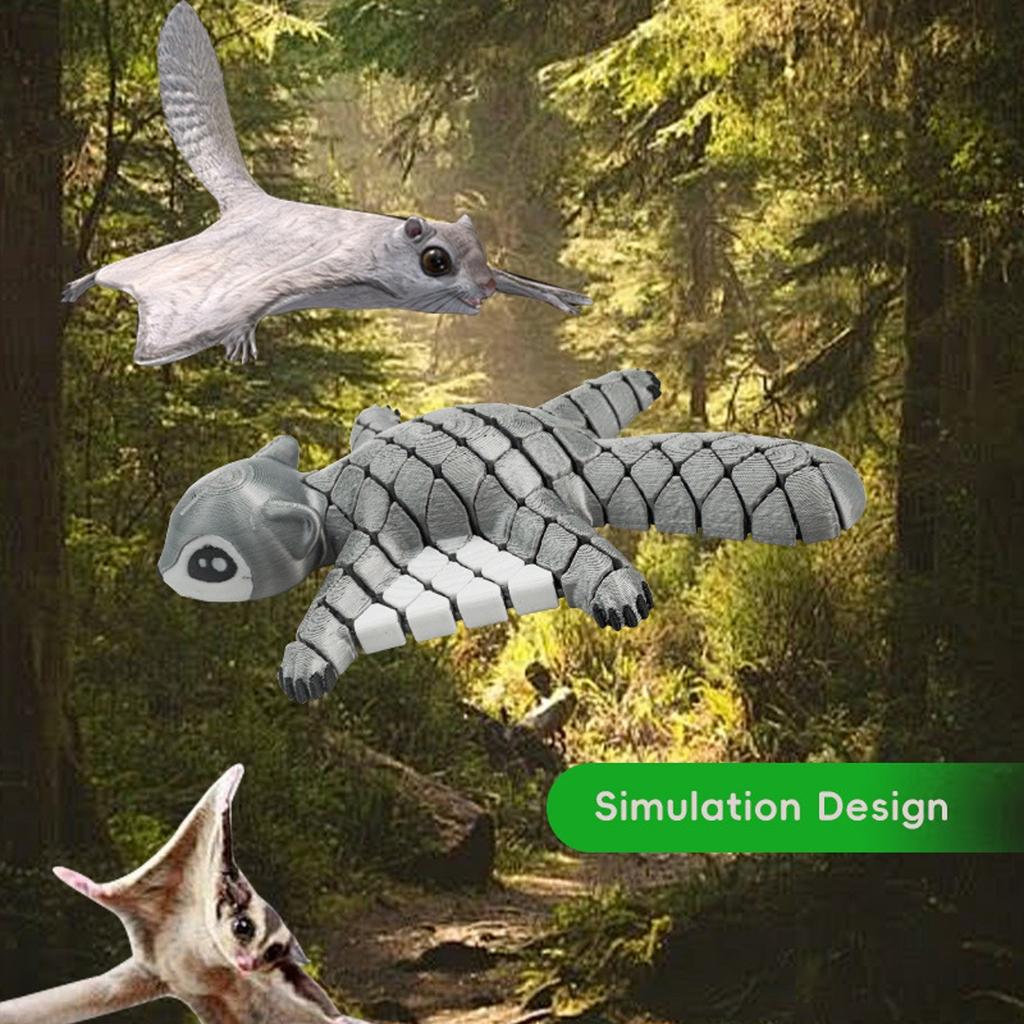 Симуляция Веселая Летающая Мышь Активность Снятие Стресса Игрушка Машина Настольное Украшение Пластиковая Фигурка