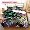 Demon Slayer Japanese Style Bedding Set Duvet Cover Pillowcase No Filler, Soft Home Bedroom Decor, Perfect Gift for Fans.chl