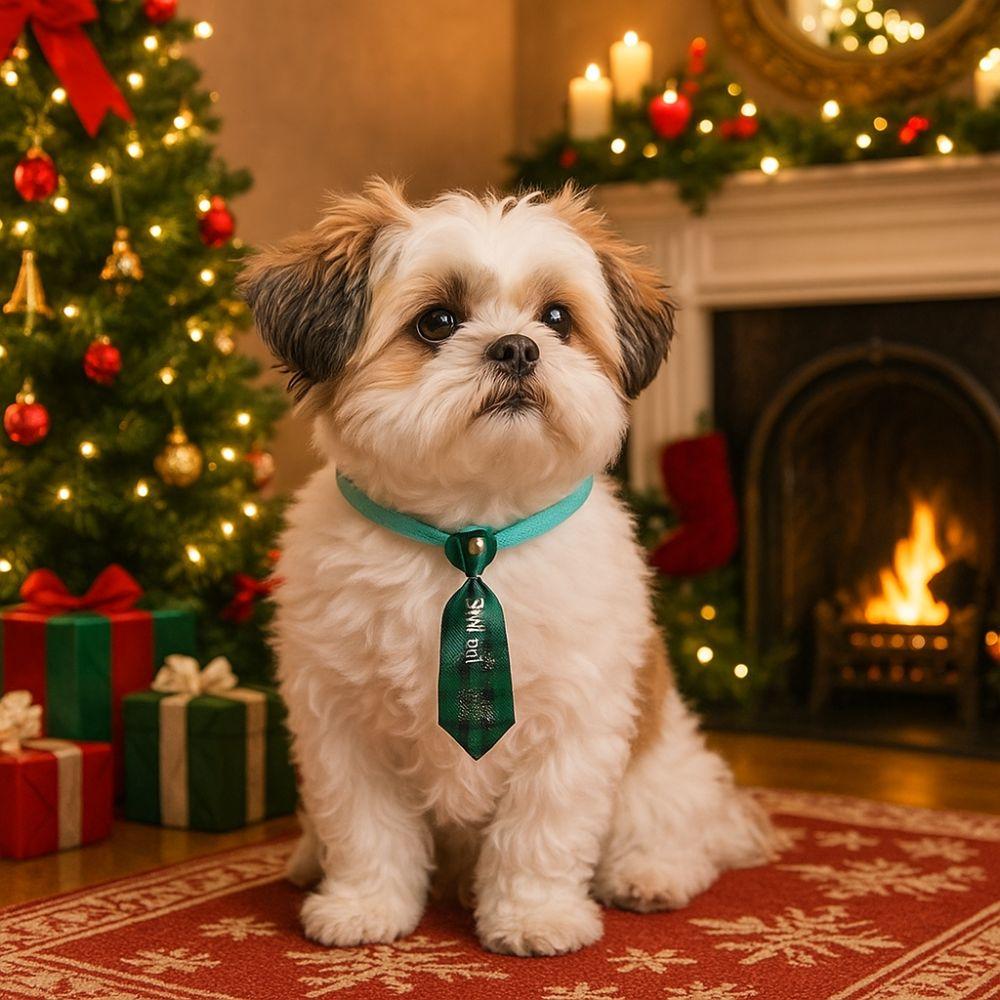 Уникальный Милый Рождественский Костюм Собаки Галстук-Бабочка Регулируемая Собачья Галстук-Бабочка Декоративные Кошачьи Галстуки для Щенков Собак Кошек
