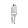 Nike Solid Color Embroidered Swoosh Drop Shoulder Crew Neck Sweatshirt Men Tops Dark-Grey FB7685-063