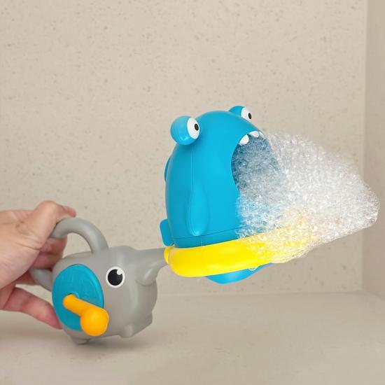 Law&J KC Certified Same-day Delivery Infant Bubble Toy Crab Shark Bath Play Water Play, Korean Bath Toys