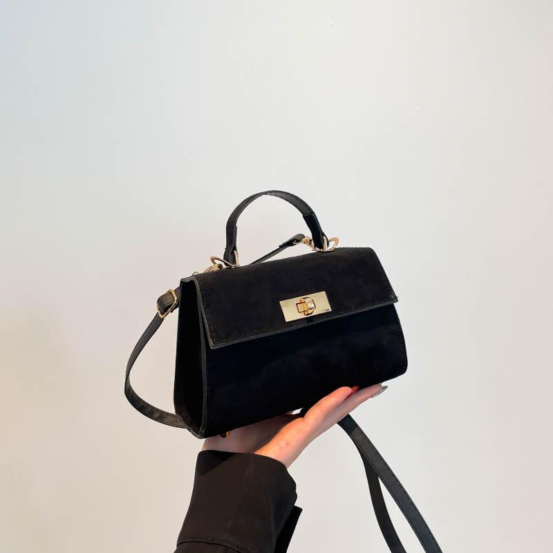 Fashion Messenger Bag, Simple Commuter Bag, Trendy Solid Color Shoulder Bag, Retro Small Square Bag.