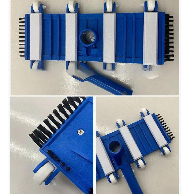 14-дюймовая сверхпрочная вакуумная головка для бассейна со щеткой для заглубленных и надземных бассейнов, очиститель для бассейна, всасывающее колесо, аксессуары