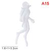 Unpainted Mini Ocean Diver Figurine - Underwater Decoration for Fish Tanks/Models
