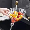 Multi-functional Drain Basket Sink Kitchen Sink Strainer Basket Strainer Sink Washing Basket Home Organizer Drain Fruit Strainer