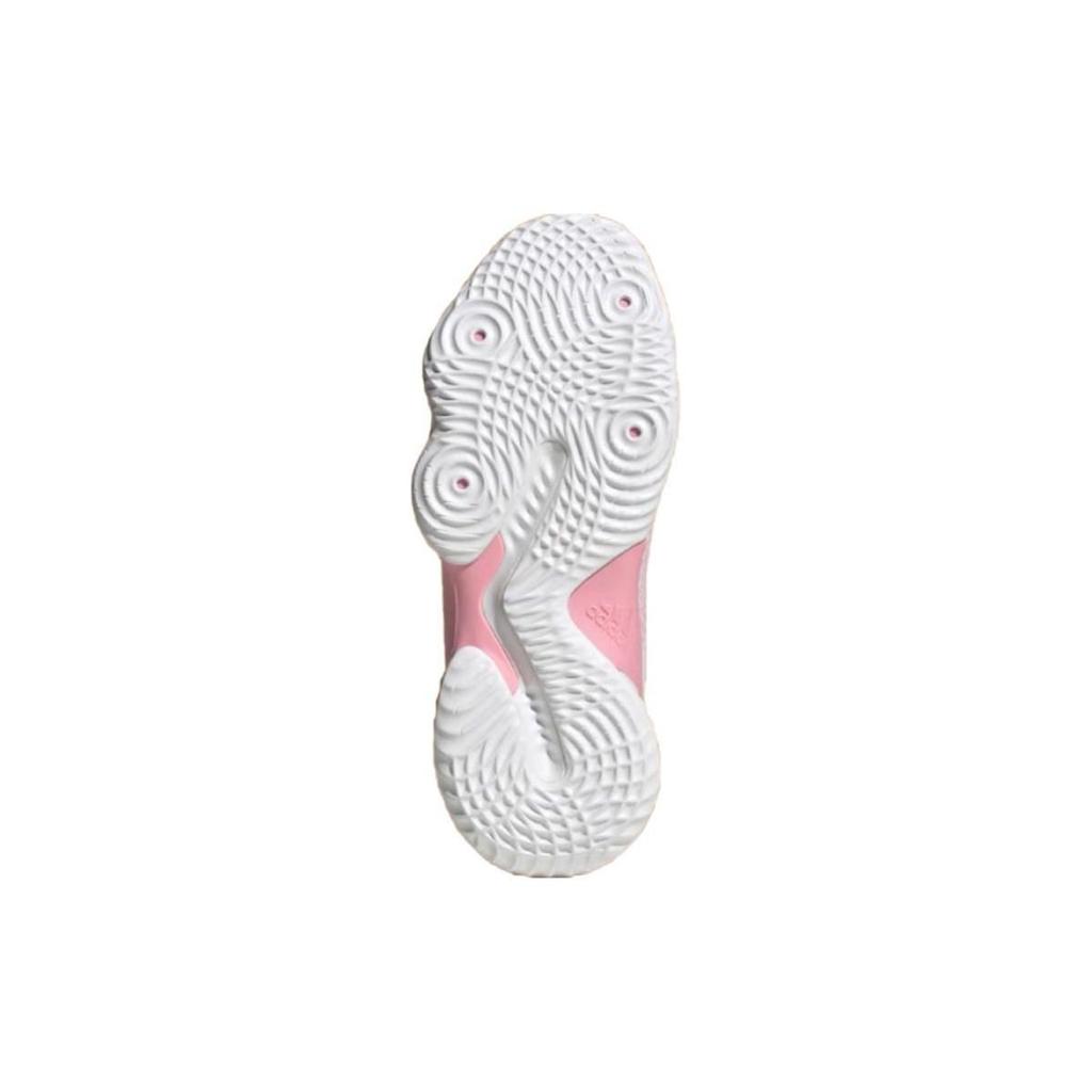 Adidas Pro Bounce 2018 Comfortable Sports Non-Slip Durable Low-Top Basketball Shoes Unisex Sneakers Pink White IG4494