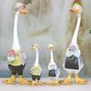 Exquisite Resin Durable Vivid Cute Animal Duck Statue Duck Sculpture