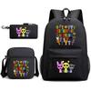 Rhythm Box Children's Backpack Crossbody Bag Pencil Bag Rabub Cute Elementary School Bag Three-piece Set