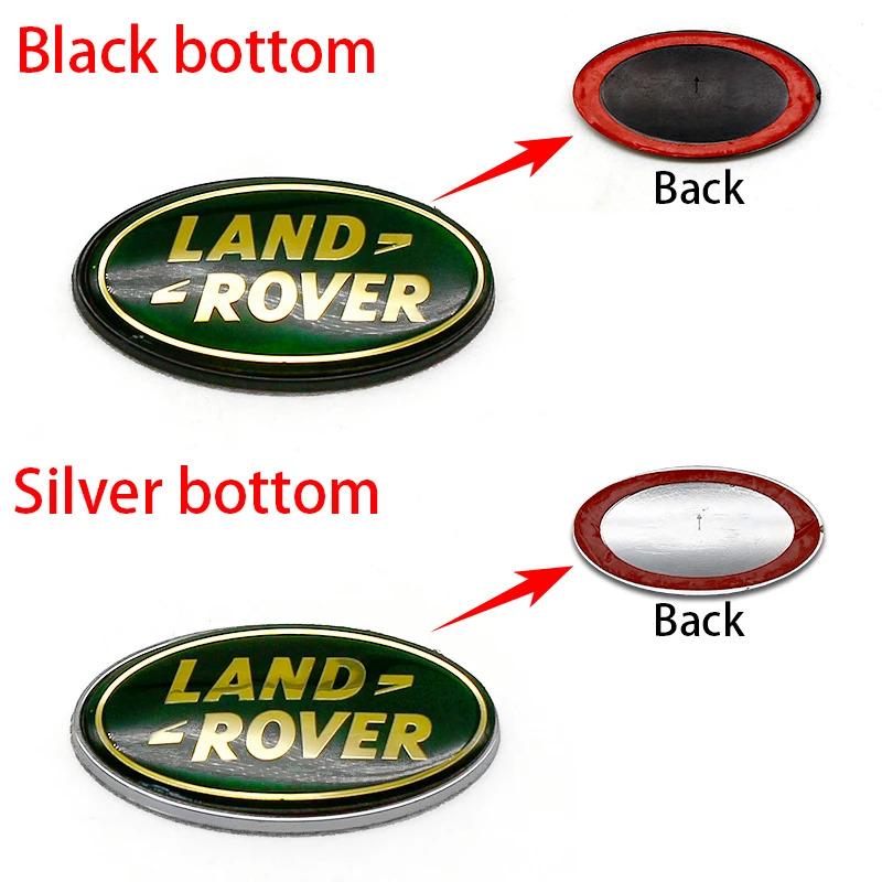 7cm ABS Car Front Grille Rear Emblem Sticker for Land Rover Discovery Range Rover Evpque Defender 3 4 Freelander OVERFINCH XS5