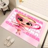 1pc Ballerina Cappuccina Print Area Rug - Soft, Washable Non-Slip Indoor Mat, Living Room, Home Office Decorative Rug,Office Decorative