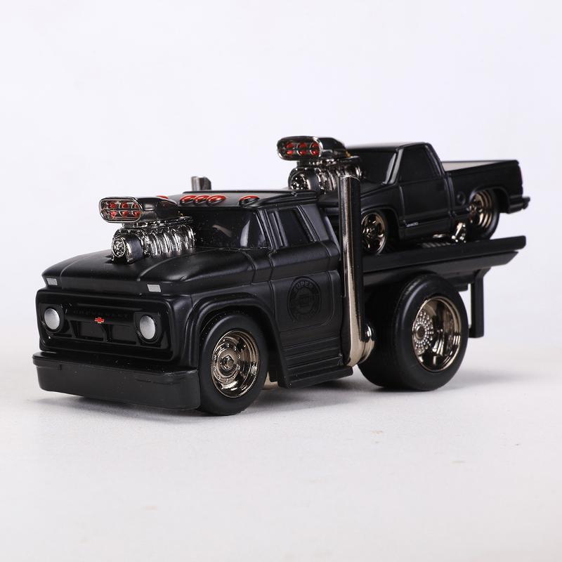 Майсто 1:64 MUSCLE TRANSPORTS 1966 Chevrolet C60 Бортовой/1993 Chevrolet 454 SS Пикап Металлическая Модель Автомобиля