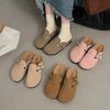 Retro Birken Bag Head Slippers Women's Outer Wear 2025 Spring and Summer New Thick Bottom One Pedal Boken Casual Lazy Half Drag