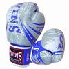Twins Boxing Gloves Genuine Leather TW5 16oz Blue/White