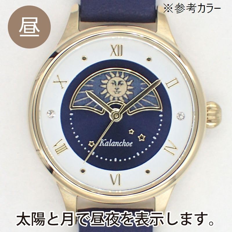 [Подписаться] Часы Kalanchoe Sun & Moon Часы N00723S-1 BR женские коричневые