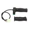 2PCS Electric Bicycle Throttle Grip Rubber Handlebar Twist Grip Universal Fit for Electric Bike Scooter