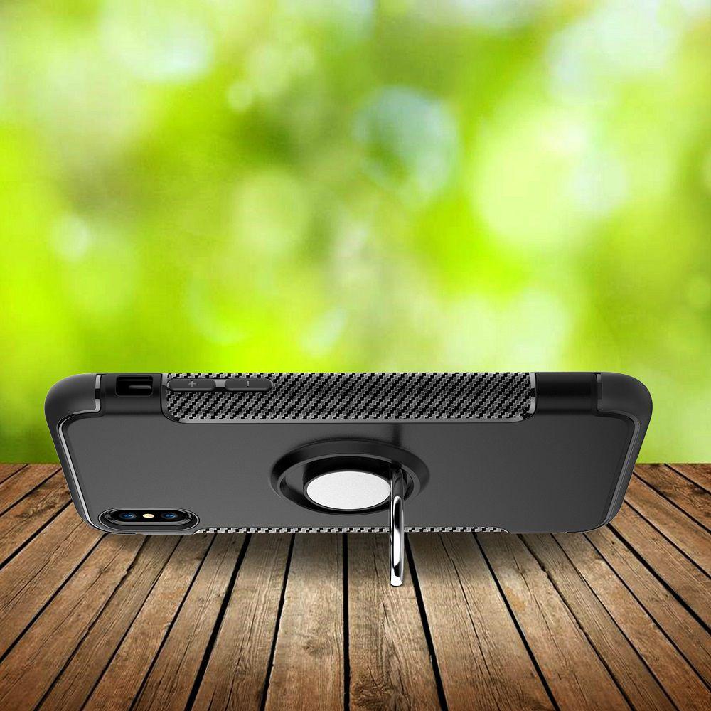 Hybrid Armor Hard Protective Case Rugged Shockproof Ring Holder Cover Kickstand