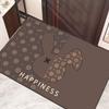 Chao Bunny Light Luxury моющийся нескользящий водопоглощающий дверной коврик