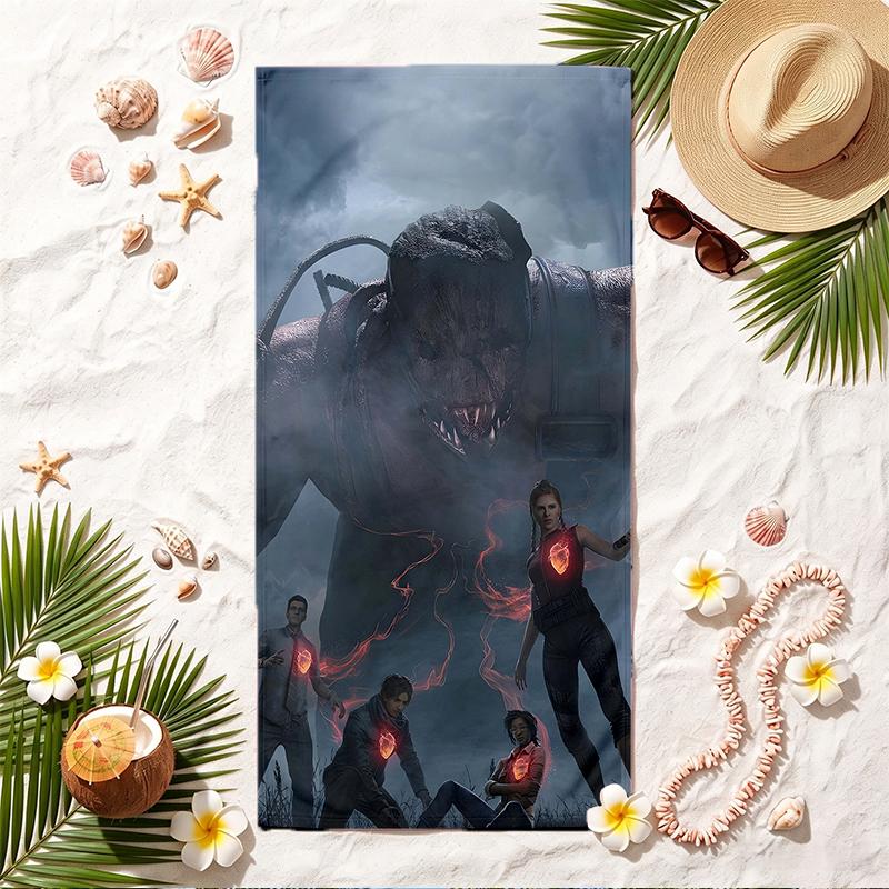 Dead by Daylight Soft Beach Towel Stylish Beach Pool Towel for Summer Seaside Vacation Travel