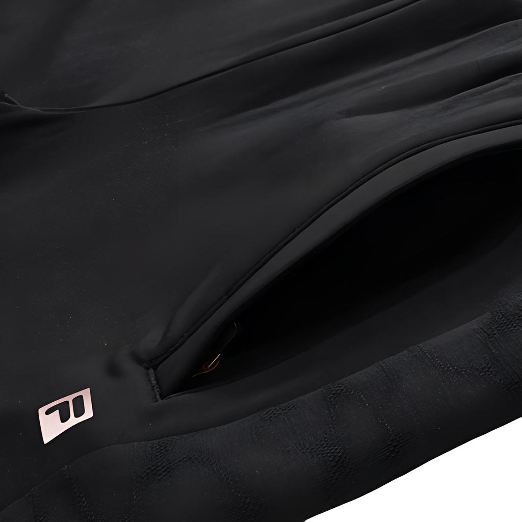 Fila Легкая атлетика Базовые С манжетами Простые Однотонные Вязаные Спортивные Длинные Брюки Женские Низ Глубокий черный A11W241610F-BK