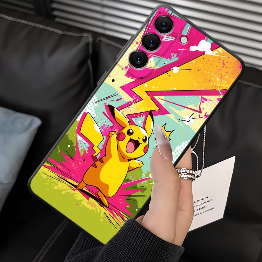 Милый чехол-футляр для телефона Pokemon Pikachu для Samsung Galaxy A05 A15 A70 A04 A06 A13 A20 A50 A17 A16 A40 A12
