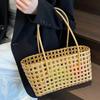 Woven Hollow Women's Underarm Vegetable Basket Bag Popular Beach Bag New Handbag Bag